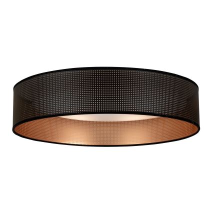 Duolla - Plafoniera LED ROLLER LED/24W/230V diametro 45 cm nero/rame