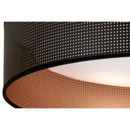 Duolla - Plafoniera LED ROLLER LED/24W/230V diametro 45 cm nero/rame