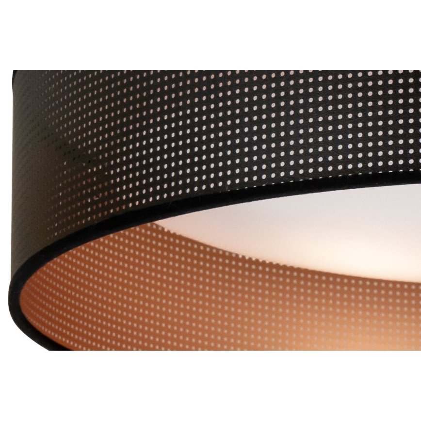 Duolla - Plafoniera LED ROLLER LED/24W/230V diametro 45 cm nero/rame