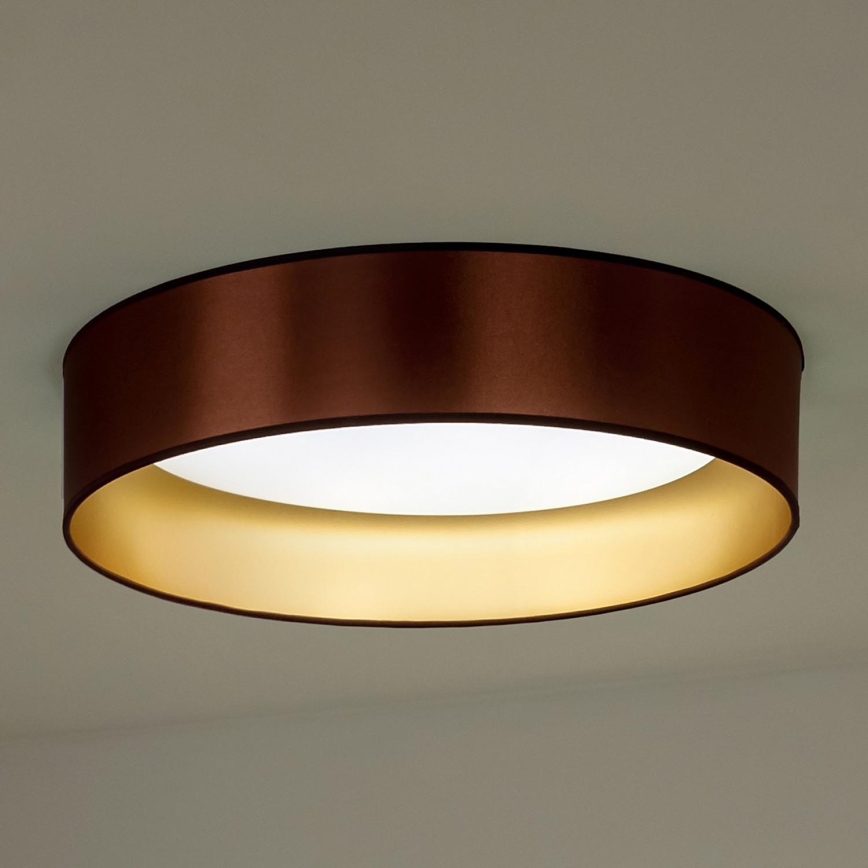 Duolla - Plafoniera LED ROLLER LED/24W/230V diametro 45 cm rame/oro