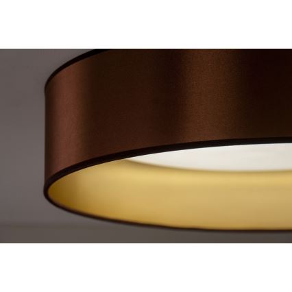Duolla - Plafoniera LED ROLLER LED/24W/230V diametro 45 cm rame/oro