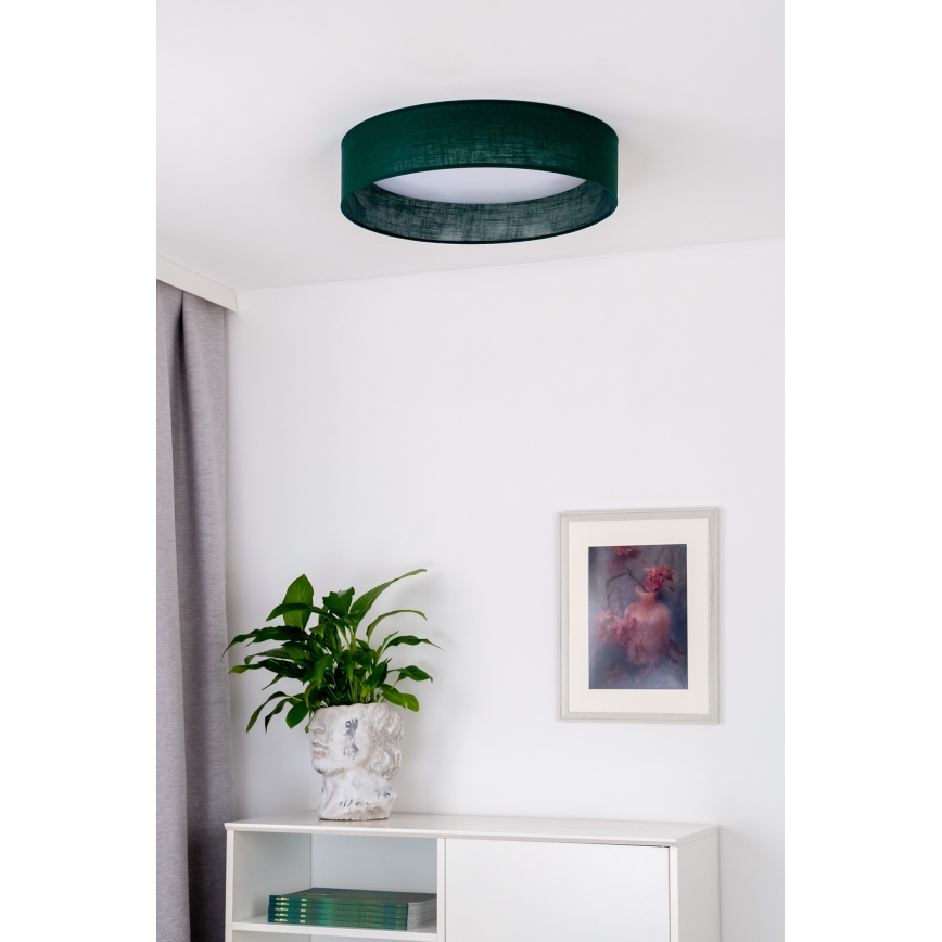 Duolla - Plafoniera LED ROLLER LED/24W/230V diametro 45 cm verde
