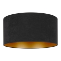 Duolla - Plafoniera ROLLER 3xE27/15W/230V diametro 60 cm nero/oro