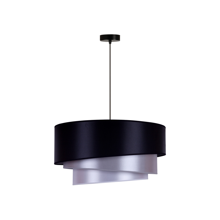 Duolla - Plafoniera TRIO 1xE27/15W/230V diametro 60 cm blu/argento