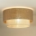 Duolla - Plafoniera YUTE BOHO 1xE27/15W/230V diametro 45 cm marrone/color crema