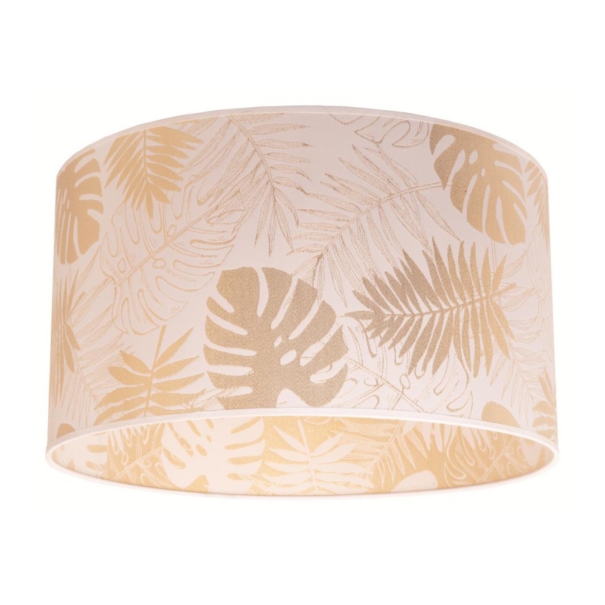 Duolla - Plafonnier ARECA 1xE27/40W/230V d. 45 cm laiton/blanc