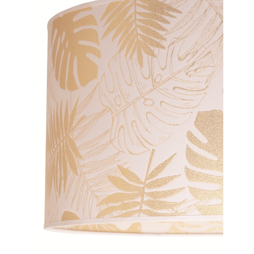 Duolla - Plafonnier ARECA 1xE27/40W/230V d. 45 cm laiton/blanc
