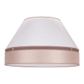 Duolla - Plafonnier AVIGNON 3xE27/15W/230V diam. 60 cm blanc/beige