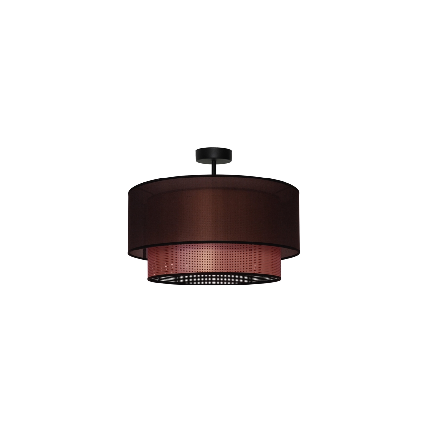 Duolla - Plafonnier COPPER SHINY 1xE27/15W/230V d. 45 cm marron/cuivre
