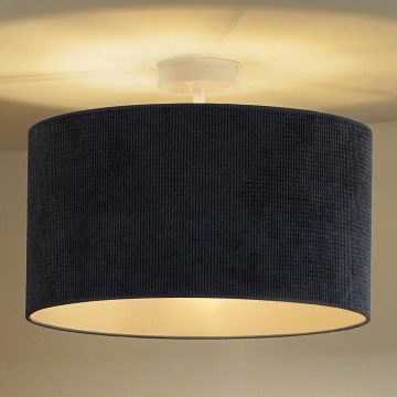 Duolla - Plafonnier CORDUROY 1xE27/15W/230V d. 40 cm bleu foncé