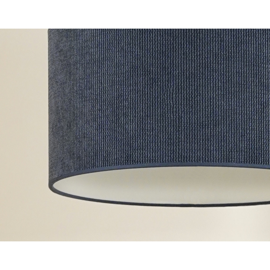 Duolla - Plafonnier CORDUROY 1xE27/15W/230V d. 40 cm bleu foncé