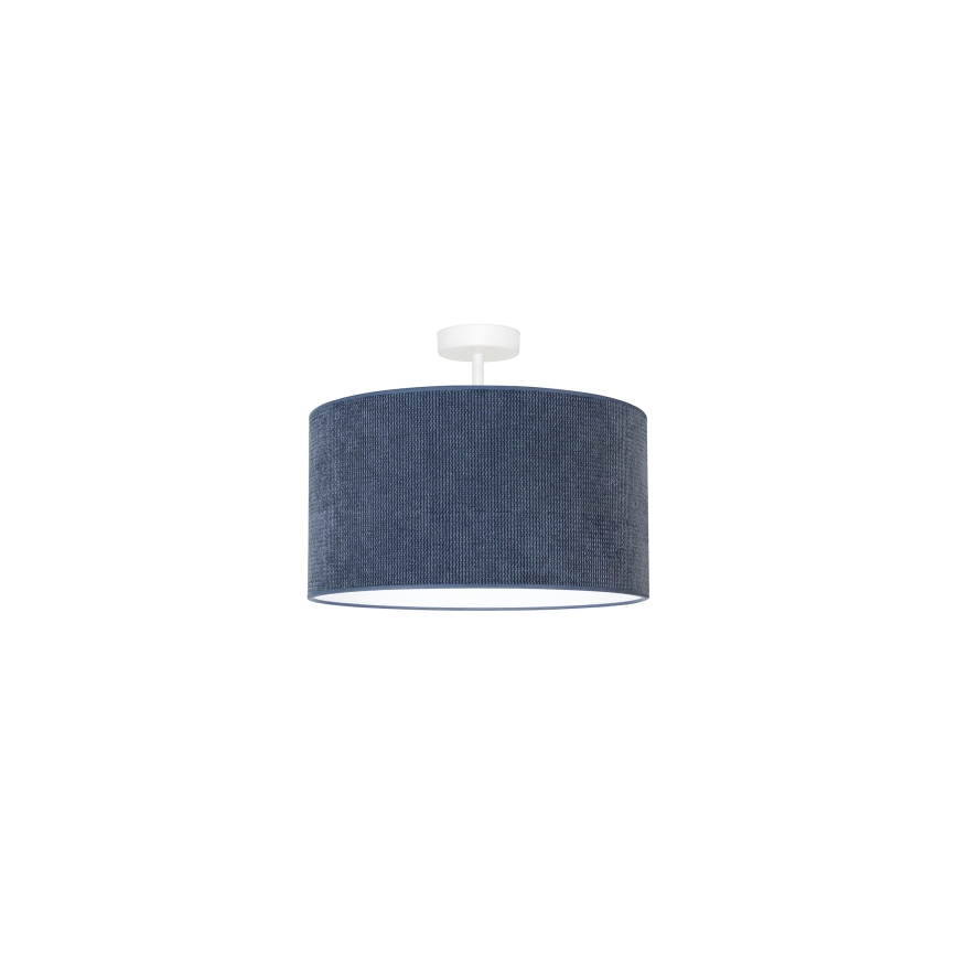 Duolla - Plafonnier CORDUROY 1xE27/15W/230V d. 40 cm bleu foncé