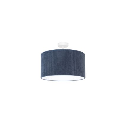 Duolla - Plafonnier CORDUROY 1xE27/15W/230V d. 40 cm bleu foncé
