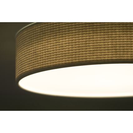 Duolla - Plafonnier CORTINA LED/26W/230V d. 30 cm 4000K crème