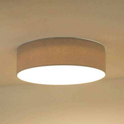 Duolla - Plafonnier CORTINA LED/26W/230V d. 30 cm 4000K gris