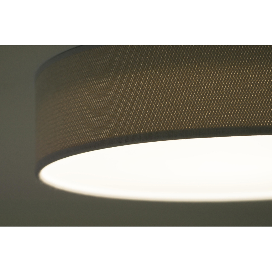 Duolla - Plafonnier CORTINA LED/26W/230V d. 30 cm 4000K gris