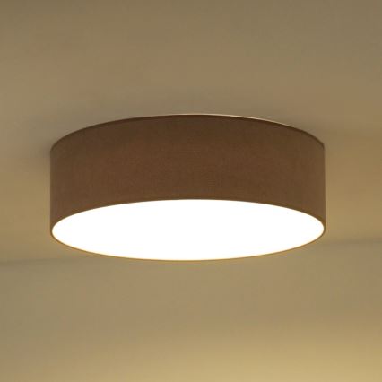 Duolla - Plafonnier CORTINA LED/26W/230V d. 30 cm 4000K marron