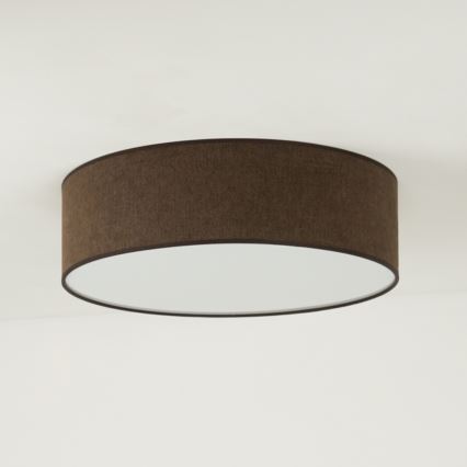 Duolla - Plafonnier CORTINA LED/26W/230V d. 30 cm 4000K marron