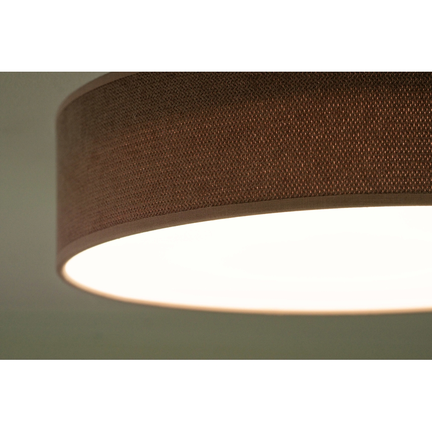 Duolla - Plafonnier CORTINA LED/26W/230V d. 30 cm 4000K rose