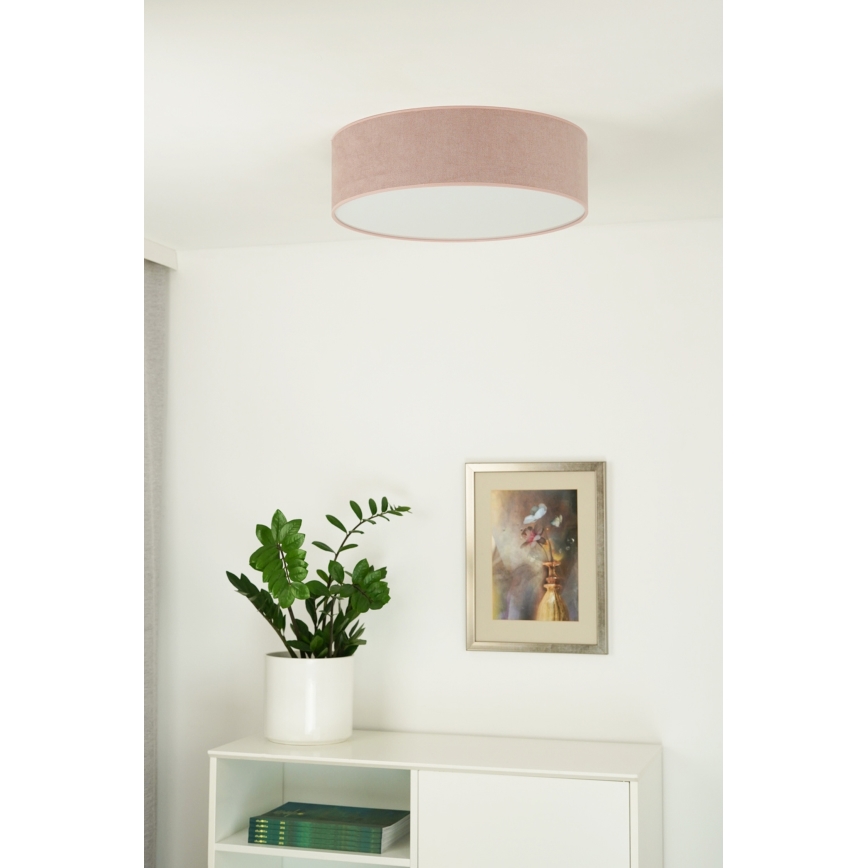 Duolla - Plafonnier CORTINA LED/26W/230V d. 30 cm 4000K rose