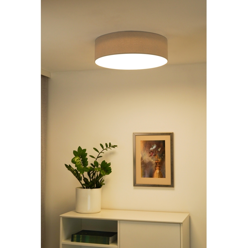 Duolla - Plafonnier CORTINA LED/26W/230V d. 45 cm 4000K gris