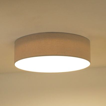 Duolla - Plafonnier CORTINA LED/26W/230V d. 45 cm 4000K gris