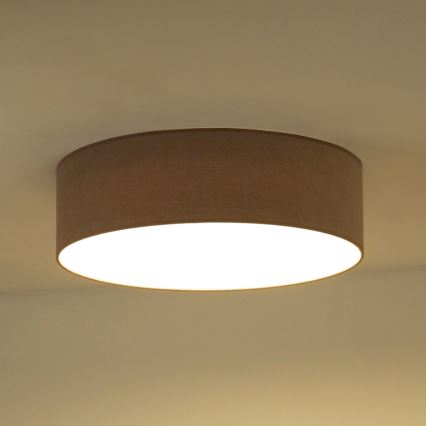 Duolla - Plafonnier CORTINA LED/26W/230V d. 45 cm 4000K marron