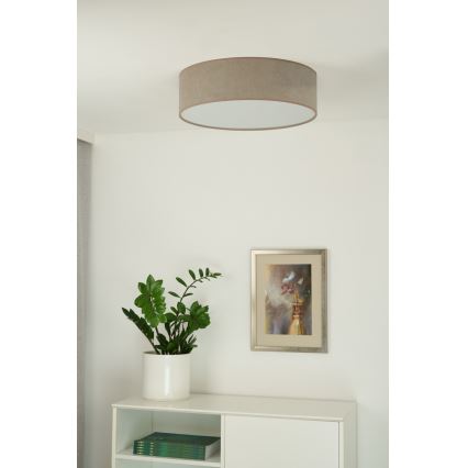 Duolla - Plafonnier CORTINA LED/26W/230V d. 45 cm 4000K marron