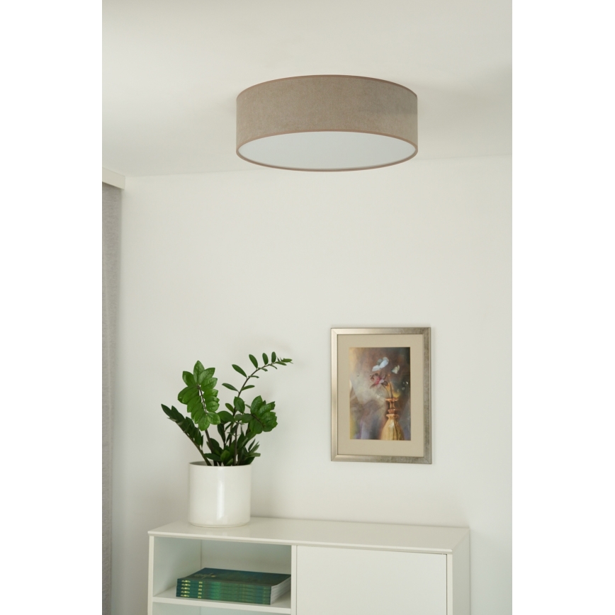 Duolla - Plafonnier CORTINA LED/26W/230V d. 45 cm 4000K marron