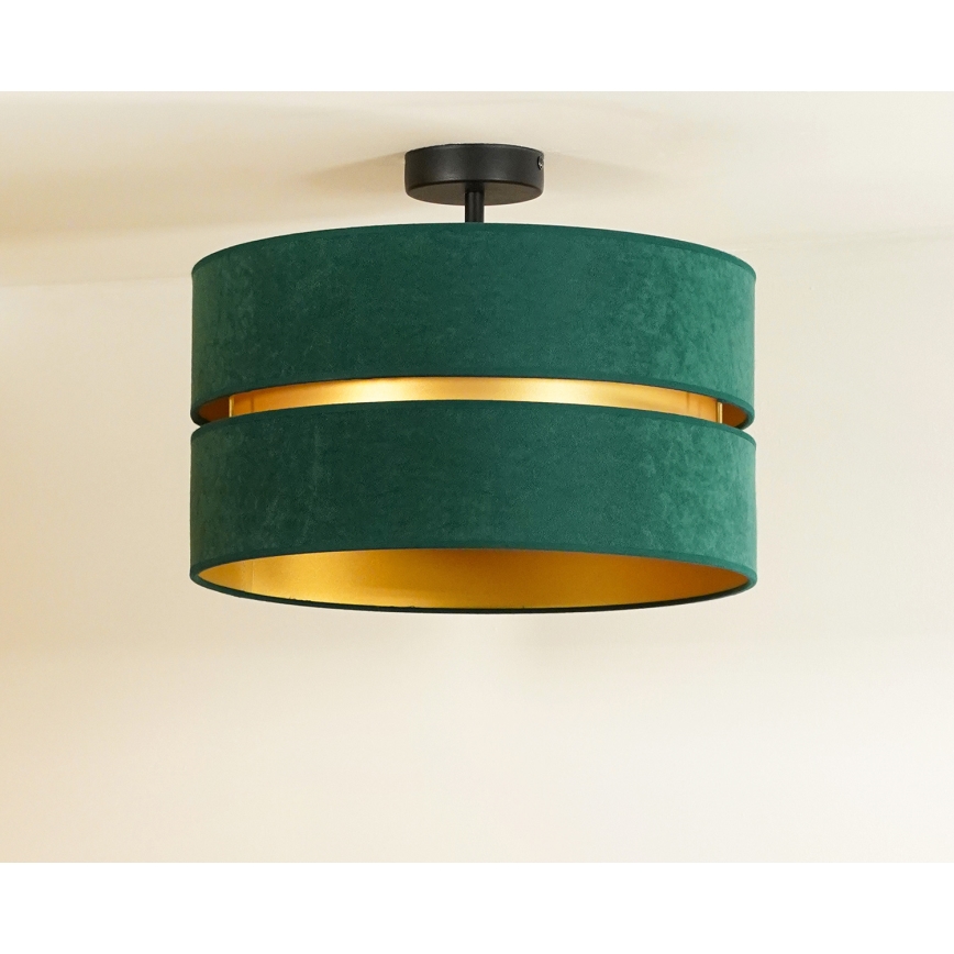 Duolla - Plafonnier DUO 1xE27/15W/230V d. 40 cm vert/doré