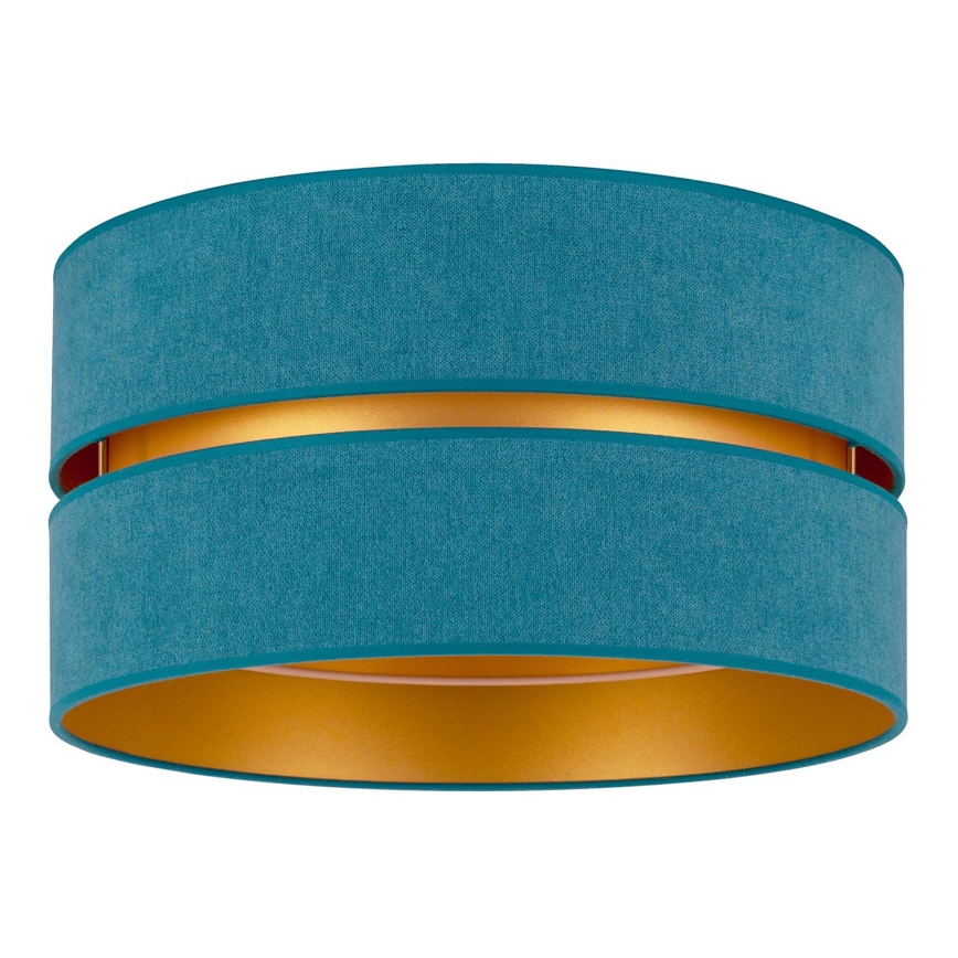 Duolla - Plafonnier DUO 1xE27/40W/230V d. 40 cm turquoise/doré