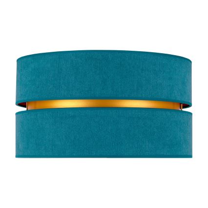 Duolla - Plafonnier DUO 1xE27/40W/230V d. 40 cm turquoise/doré