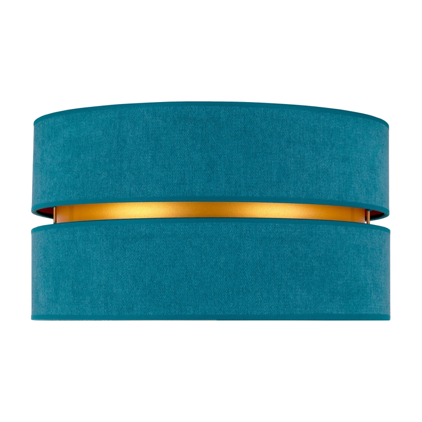 Duolla - Plafonnier DUO 1xE27/40W/230V d. 40 cm turquoise/doré