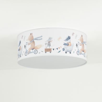 Duolla - Plafonnier enfant CORTINA LED/26W/230V d. 40 cm 4000K