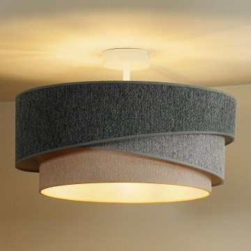 Duolla - Plafonnier KOBO ECO RECYCLING 1xE27/15W/230V d. 45 cm vert/gris/crème