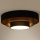 Duolla - Plafonnier LUNETA LED/26W/230V d. 60 cm 4000K noir/doré