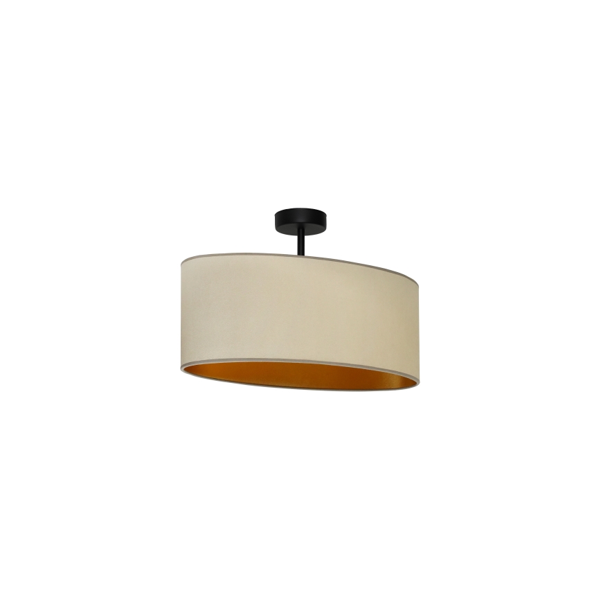 Duolla - Plafonnier OVAL VEGAN 1xE27/15W/230V beige