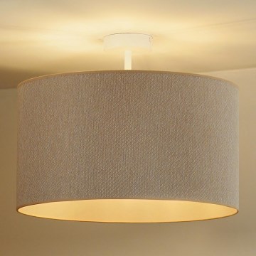 Duolla - Plafonnier ROLLER ECO RECYCLING 1xE27/15W/230V d. 45 cm crème