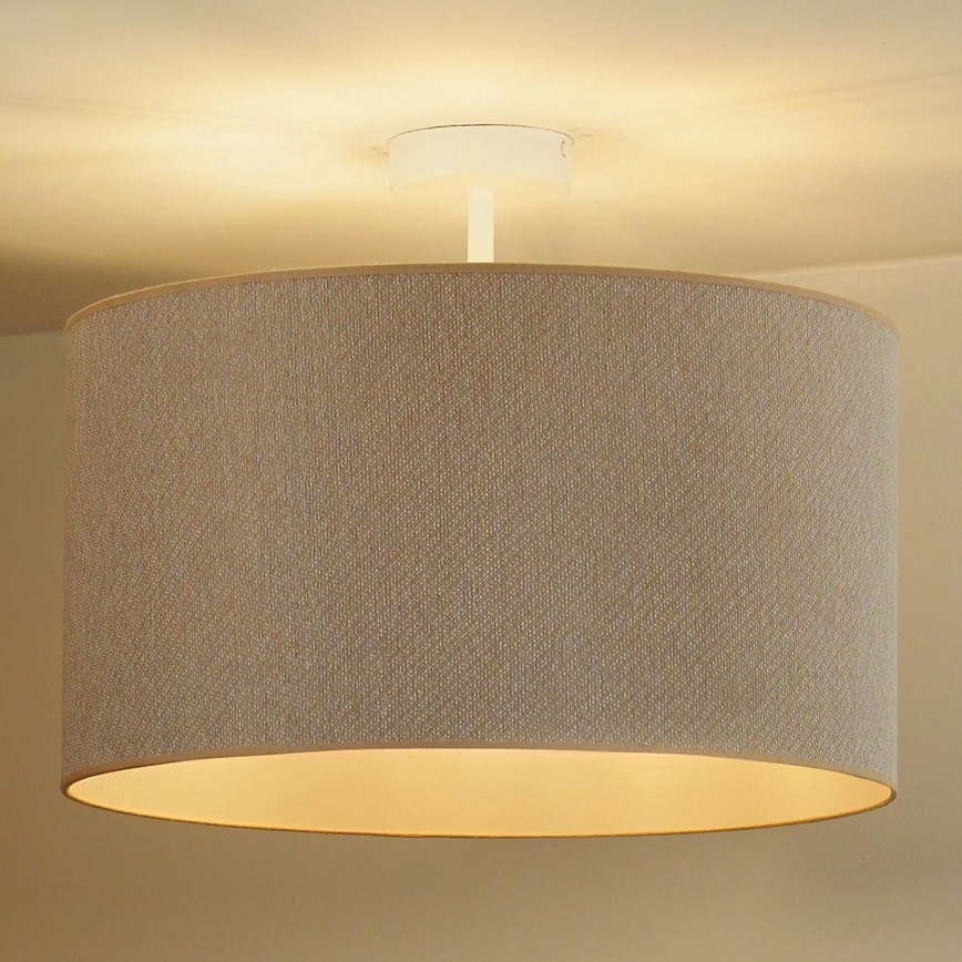 Duolla - Plafonnier ROLLER ECO RECYCLING 1xE27/15W/230V d. 45 cm crème