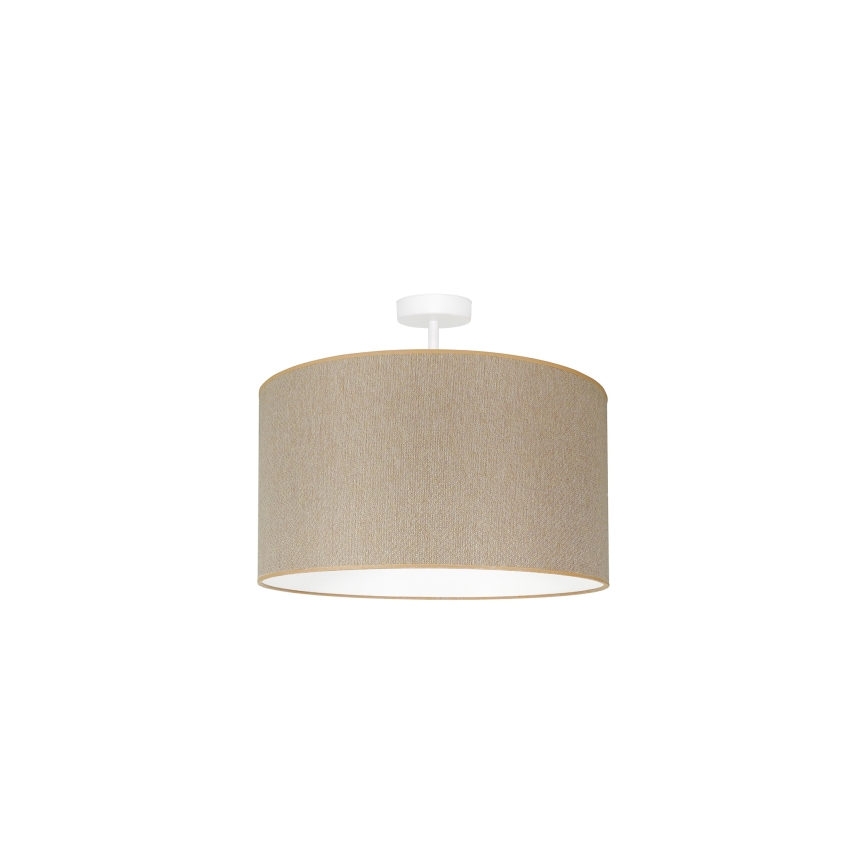 Duolla - Plafonnier ROLLER ECO RECYCLING 1xE27/15W/230V d. 45 cm crème