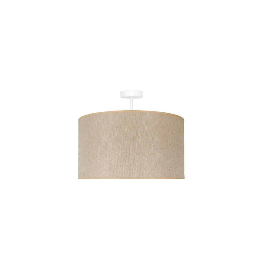 Duolla - Plafonnier ROLLER ECO RECYCLING 1xE27/15W/230V d. 45 cm crème