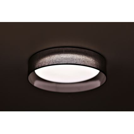 Duolla - Plafonnier ROLLER LED/24W/230V d. 45 cm anthracite