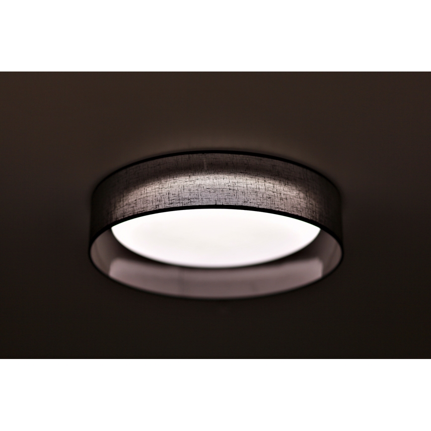 Duolla - Plafonnier ROLLER LED/24W/230V d. 45 cm anthracite