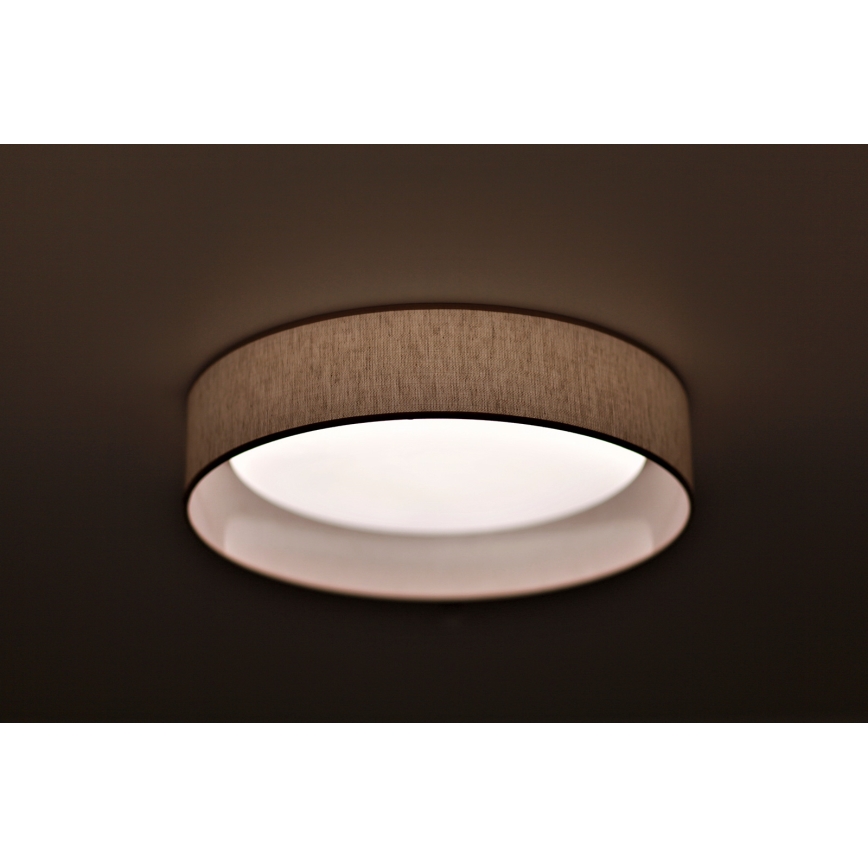 Duolla - Plafonnier ROLLER LED/24W/230V d. 45 cm beige