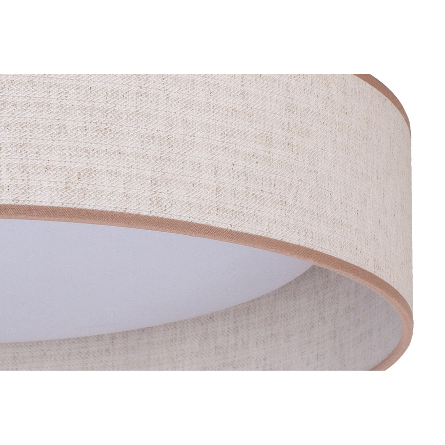 Duolla - Plafonnier ROLLER LED/24W/230V d. 45 cm beige