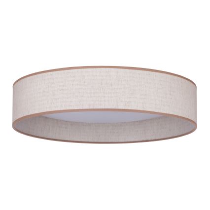 Duolla - Plafonnier ROLLER LED/24W/230V d. 45 cm beige