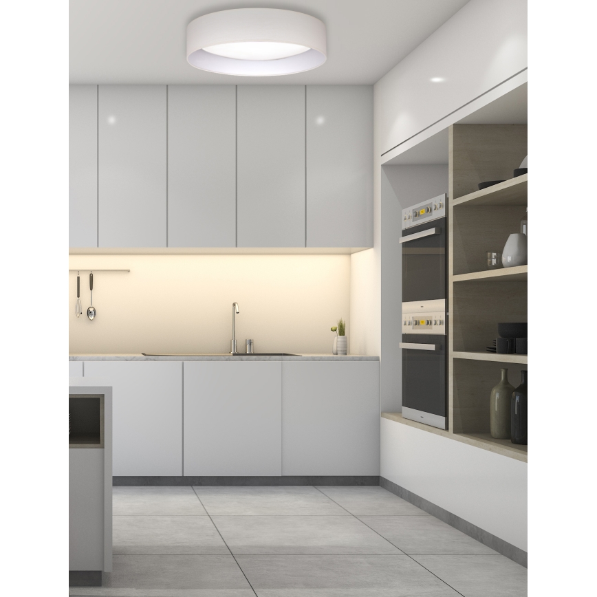 Duolla - Plafonnier ROLLER LED/24W/230V d. 45 cm crème