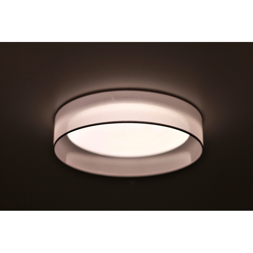 Duolla - Plafonnier ROLLER LED/24W/230V d. 45 cm gris clair