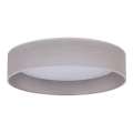Duolla - Plafonnier ROLLER LED/24W/230V d. 45 cm gris clair