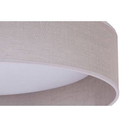 Duolla - Plafonnier ROLLER LED/24W/230V d. 45 cm gris clair